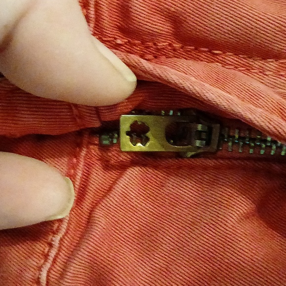 Lucky Brand Women's Charlie Capri Red Skinny Denim Jeans. - Picture 6 of 13